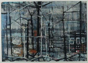 Wiesław Lange (1914-1988)	Kompozycja abstrakcyjna