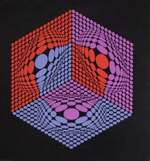 Victor Vasarely (1908 Pécs - 1997 Paryż), Bez tytułu