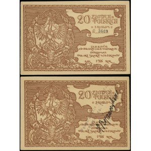 Polska, 20 złotych = 3 ruble, 1916