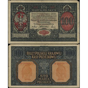 Polen, 100 polnische Mark, 9.12.1916