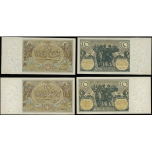 Polska, zestaw: 2 x 10 złotych, 20.07.1929