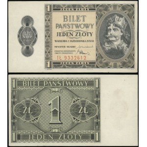 Polska, 1 złoty, 1.10.1938