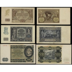 Polska, zestaw 3 banknotów, emisji 1.03.1940