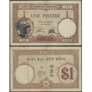 Indochiny, 1 piastra, bez daty (1927-1931)