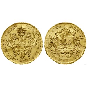 Germany, ducat, 1754 IHL, Hamburg