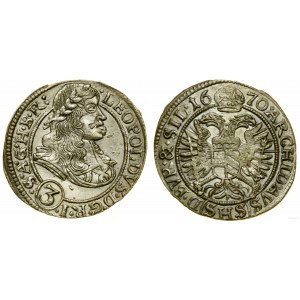 Śląsk, 3 krajcary, 1670 SHS, Wrocław