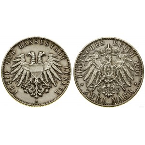 Niemcy, 2 marki, 1901 A, Berlin