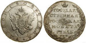 Rosja, rubel, 1802 СПБ AИ, Petersburg