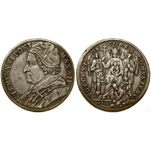 Watykan (Państwo Kościelne), piastra, 1702, Rzym
