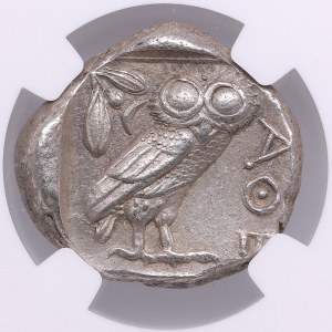 Attica (Athens) AR Tetradrachm, c. 440-404 BC - NGC AU