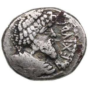 Kingdom of Numidia (Utica) AR fourrée Denarius ND - Juba I (c. 60-46 BC)