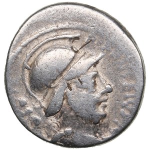 Roman Republic (Rome) AR Denarius, 55 BC - P. Fonteius P.f. Capito
