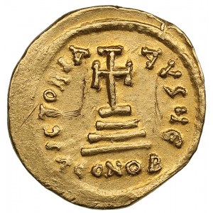 Byzantine Empire (Constantinople) AV Solidus, c. AD 613-616 - Heraclius (AD 610-641), with Heraclius Constantine