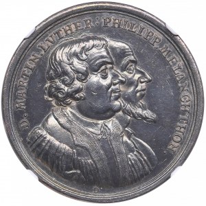 Germany (Nurnberg) Silver Medal 1730 - 200th Anniversary of the Augsburg Confession - NGC AU 58