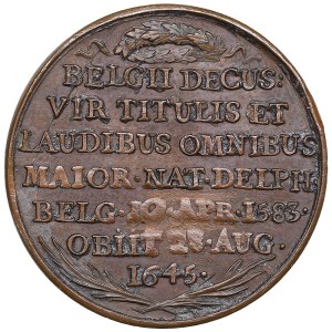 Netherlands Medal 1683 - Hugo Grotius (1583-1645)