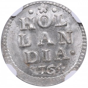 Netherlands (Holland) 1 Stuiver 1764 - NGC MS 65