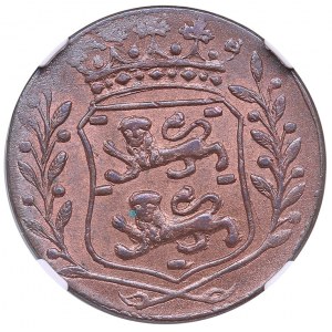 Netherlands (West Friesland) Duit 1780 - NGC MS 64 RB