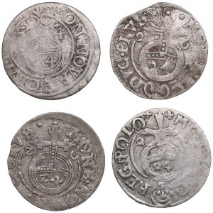 Group of 1/24 taler silver coins (Sweden, Riga, Prussia, Poland) (4)