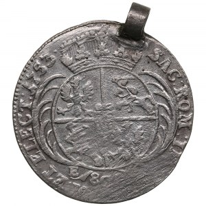 Poland (Saxony) 8 Groschen (2 Zloty) 1753 EC - Augustus III (1733-1763)