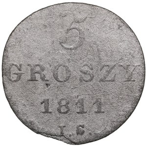 Poland (Germany / Russia) 5 Groszy 1811 IS - Frederick Augustus I (1806-1827)