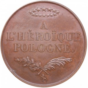 Poland Medal 1831 - November Uprising - NGC MS 64 BN