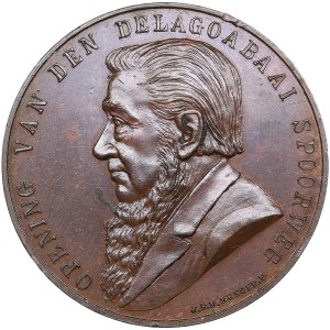 South Africa Republic Bronze Medal 1895 - Opening of the Railway Pretoria - Delagoa