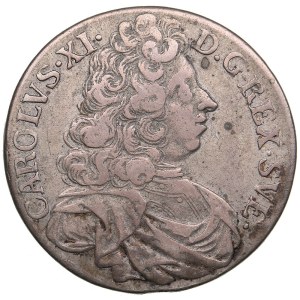 Sweden 2 Mark 1696 - Karl XI (1660-1697)