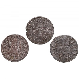 Group of Riga Free City (Poland) BI Shillings (3)