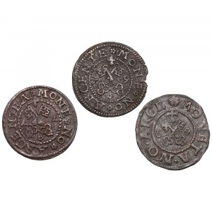 Group of Riga Free City (Poland) BI Shillings (3)
