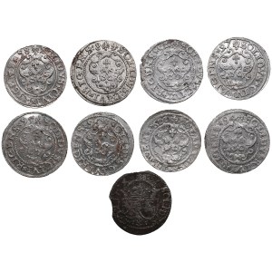 Collection of Riga (Poland) & Lithianian Solidus - Sigismund III (1587-1632) (9)