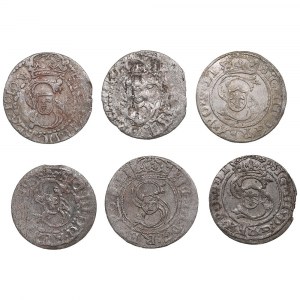 Riga (Poland) Group of solidus coins - Sigismund III (1587-1632) (6)