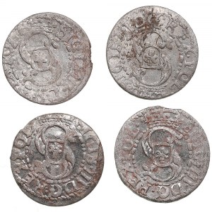 Riga (Poland) Solidus 1615, 1616, 1617 - Sigismund III (1587-1632) (4)