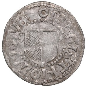 Wenden (Livonian Order) AR Schilling, ND - Wolter von Plettenberg (1494-1535)