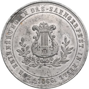 Estonia (Russia) Tin Medal - The third Song Festival in Reval. 1866
