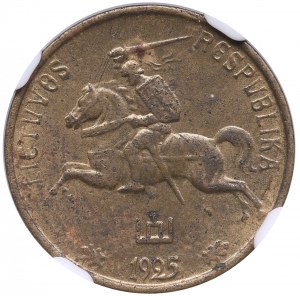 Lithuania 1 Centas 1925 - NGC MS 62