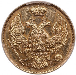 Russia (Poland) 3 Roubles / 20 Zlotych 1835 СПБ-ПД - Nicholas I (1825-1855) - PCGS UNC Detail