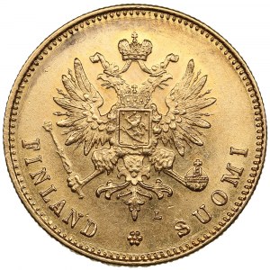 Finland (Russia) 20 Markkaa 1891 L - Alexander III (1881-1894)
