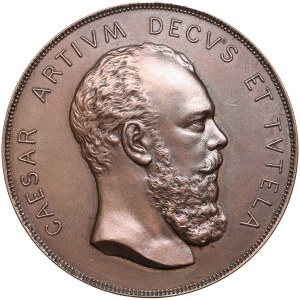 Finland (Russia) Bronze medal 1896 - Commemoration of the 50th Anniversary of the Finnish Art Society - Nicholas II (189
