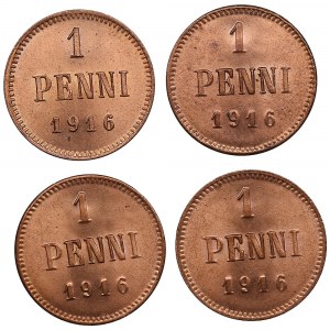 Group of Finland (Russia) 1 Penni 1916 (4)