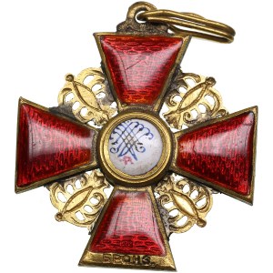 Russia Bronze Order of St. Anna 3rd Class 1916-1917 - Бронз. variety - Nicholas II (1894-1917)