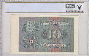 Estonia 10 Krooni 1940 - Not Issued - PCGS 63 CHOICE UNC