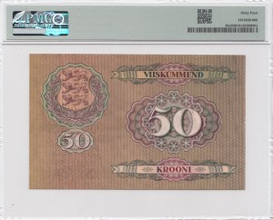 Estonia 50 Krooni 1929 - PMG 64 Choice Uncirculated