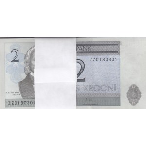 Estonia 2 Krooni 2007 - Replacements - Sequential # (100)