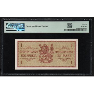 Finland 1 Markka 1963 - PMG 66 EPQ Gem Uncirculated