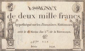 France 2000 Francs 1795