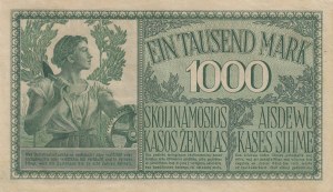 Germany, Kowno (Lithuania / Poland) 1000 Mark 1918