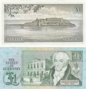 Guernsey 1 Pound 1969, 1980 (2)
