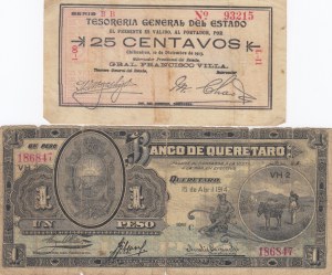 Group of Mexico Banknotes (2)
