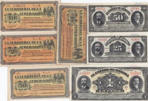 Group of Mexico (Sonora) Banknotes (7)