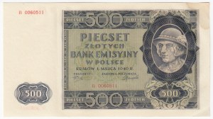Poland 500 Zlotych 1940